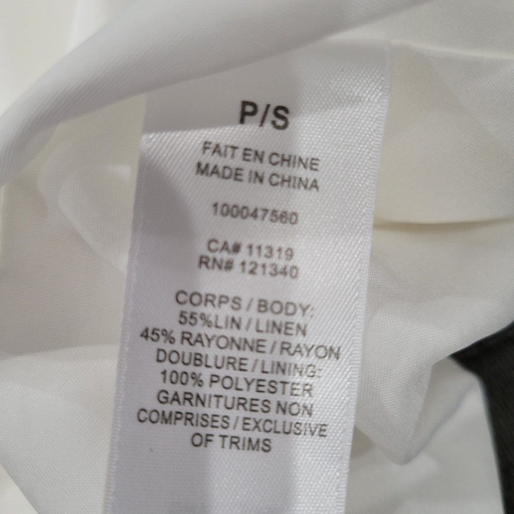 Dynamite Cream Open Front Blazer Size Small - image 4